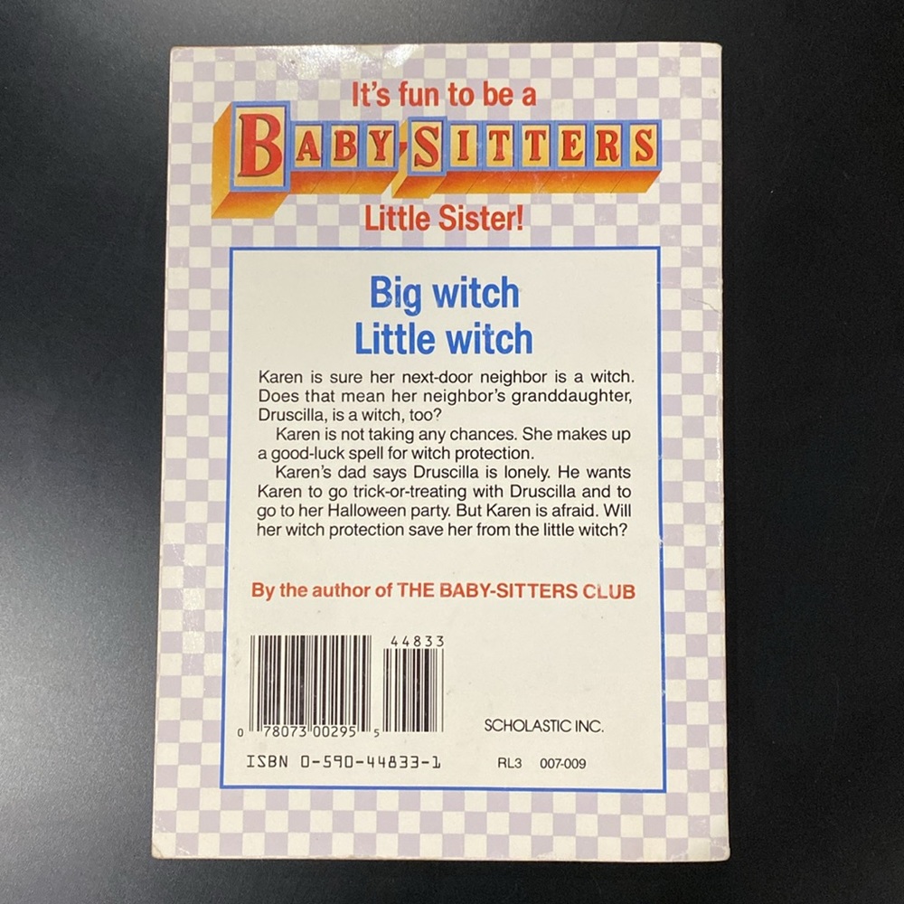 Baby-Sitters Little Sister #22: Karen’s Little Witch by Ann M. Martin - Novel - Picture 2 of 9